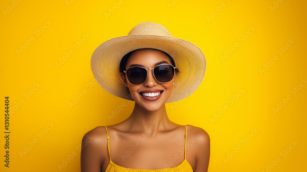Stylish woman with sun-kissed complexion lifting sunglasses, summer adventure vibes. Stylish woman with sun-kissed complexion lifting sunglasses, summer adventure vibes.