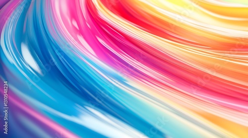Vibrant rainbow gradient background with soft vertical light streaks. The colorful abstract design creates a dynamic and energetic effect, perfect for modern and creative projects.