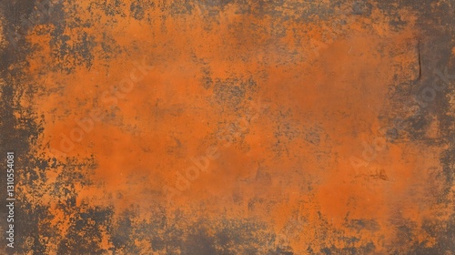Rusty orange and brown grunge texture with a distressed, weathered appearance. The rough, abstract surface creates a vintage and industrial feel, ideal for backgrounds and creative designs.