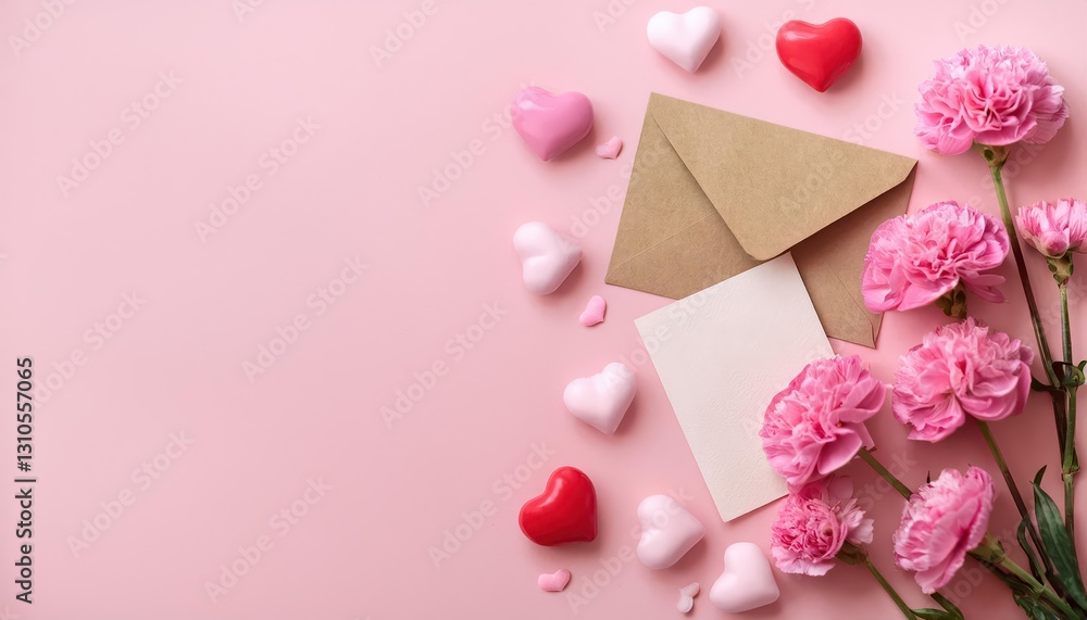 Valentines Day Background Pastel Pink Envelope Surrounded by Blossoming Love A Sweet and Whimsical Atmosphere for Design Inspiration and Decor Valentines Day Background Pastel Pink Envelope Surrounded by Blossoming Love A Sweet and Whimsical Atmosphere for Design Inspiration and Decor