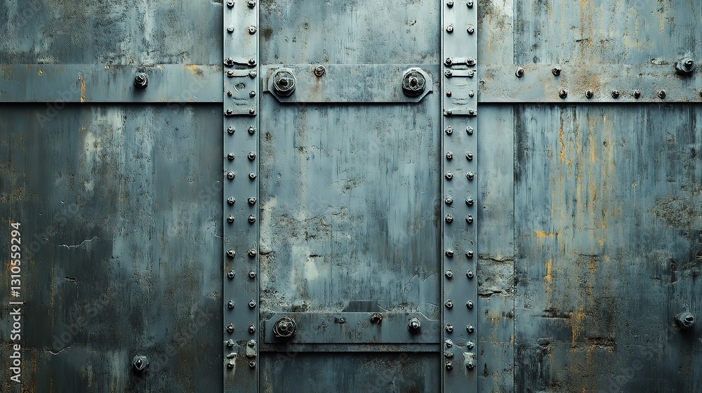 Industrial Metallic Texture Background with Detailed Lines and Scale Industrial Metallic Texture Background with Detailed Lines and Scale