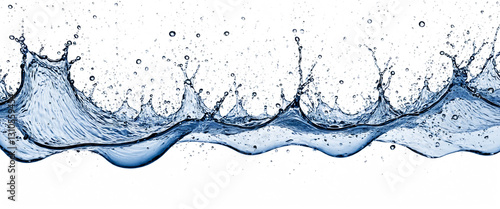 dynamic water splash with b...