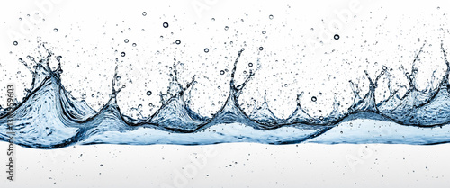 dynamic water splash with b...