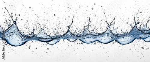 dynamic water splash with b...