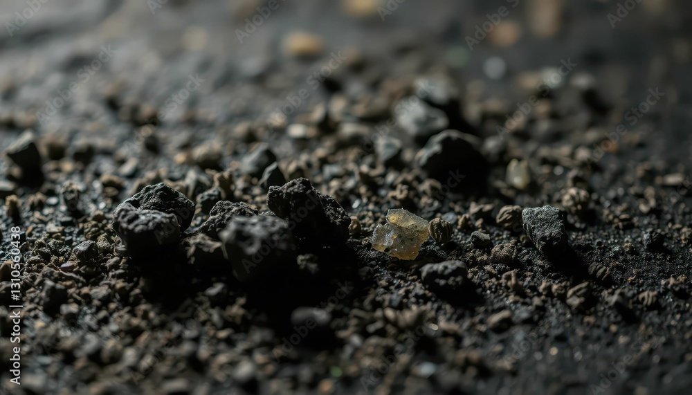 Close-up of Soil Texture with Rocks and Dust Particles Outdoors Close-up of Soil Texture with Rocks and Dust Particles Outdoors