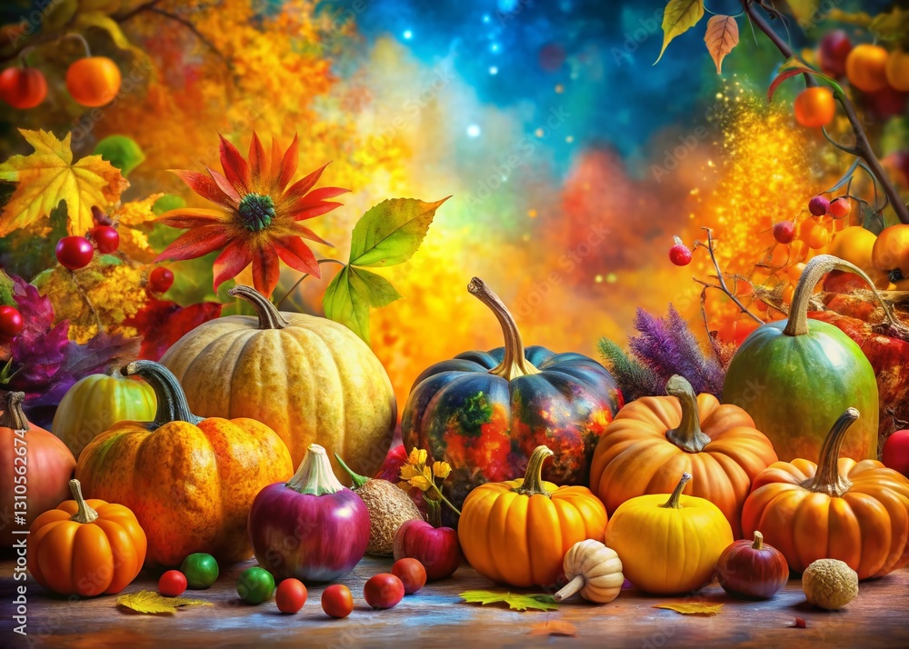 Labor Day Organic Shapes: Festive Abstract Background Illustration Labor Day Organic Shapes: Festive Abstract Background Illustration
