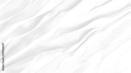 White crumpled paper texture background, raw and high-resolution, perfect for design, presentations, and creative projects.