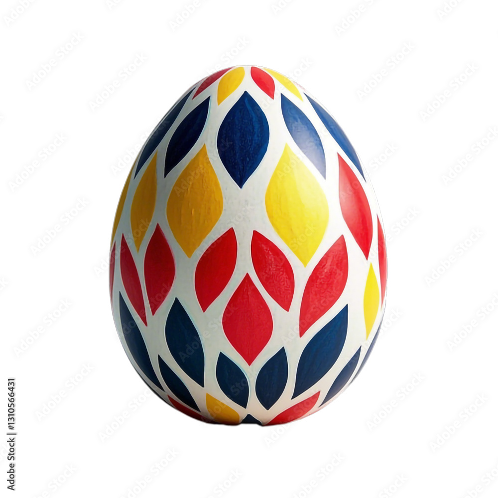 A vibrant decorated Easter egg on a whiter or transparent background, Easte, Happy Easer, Easter Bunny, Easter Sunday. A vibrant decorated Easter egg on a whiter or transparent background, Easte, Happy Easer, Easter Bunny, Easter Sunday.