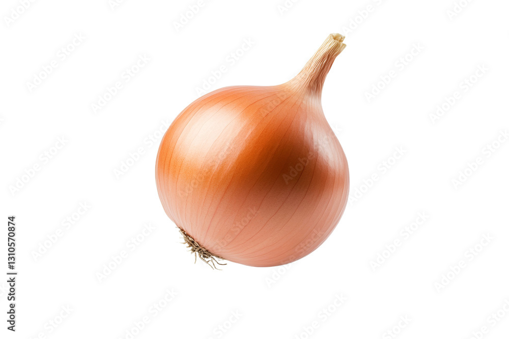 custom made wallpaper toronto digitalLarge, unpeeled onion is sitting on a white background, isolated