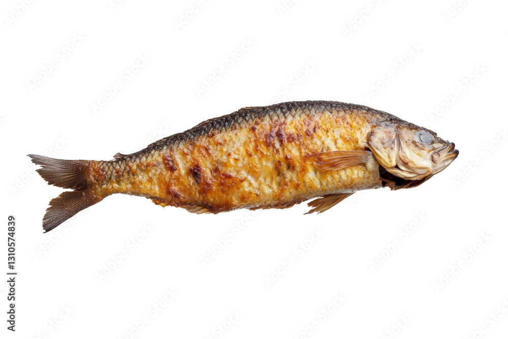 Fish is sitting on a white background, isolated Fish is sitting on a white background, isolated