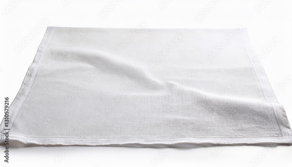 Pristine White Linen against a Crisp, Vibrant Backdrop Elegance and Simplicity in Purest Form, Showcasing the Softness and Delicate Beauty of an Isolated Tablecloth. Pristine White Linen against a Crisp, Vibrant Backdrop Elegance and Simplicity in Purest Form, Showcasing the Softness and Delicate Beauty of an Isolated Tablecloth.