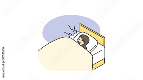 睡眠：歯ぎしりやいびきをかく女性
