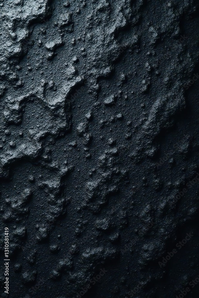 Rough, porous black stone surface Deep shadows, natural texture , basalt, gothic, wall Rough, porous black stone surface Deep shadows, natural texture , basalt, gothic, wall