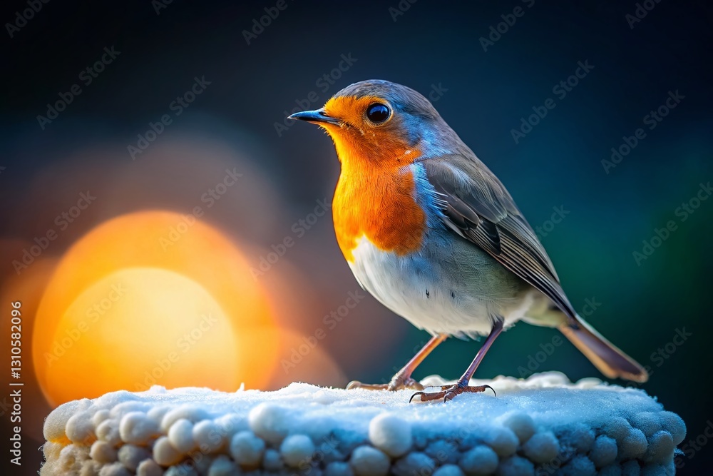 Fototapeta premium Low Light Songbird Photography: Lightweight Foam Brick Backdrop