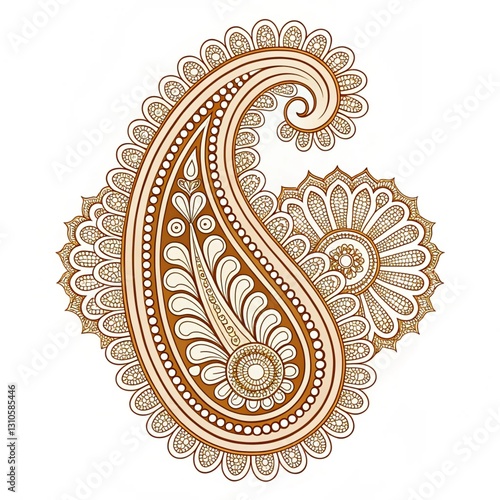paisley ornament vector