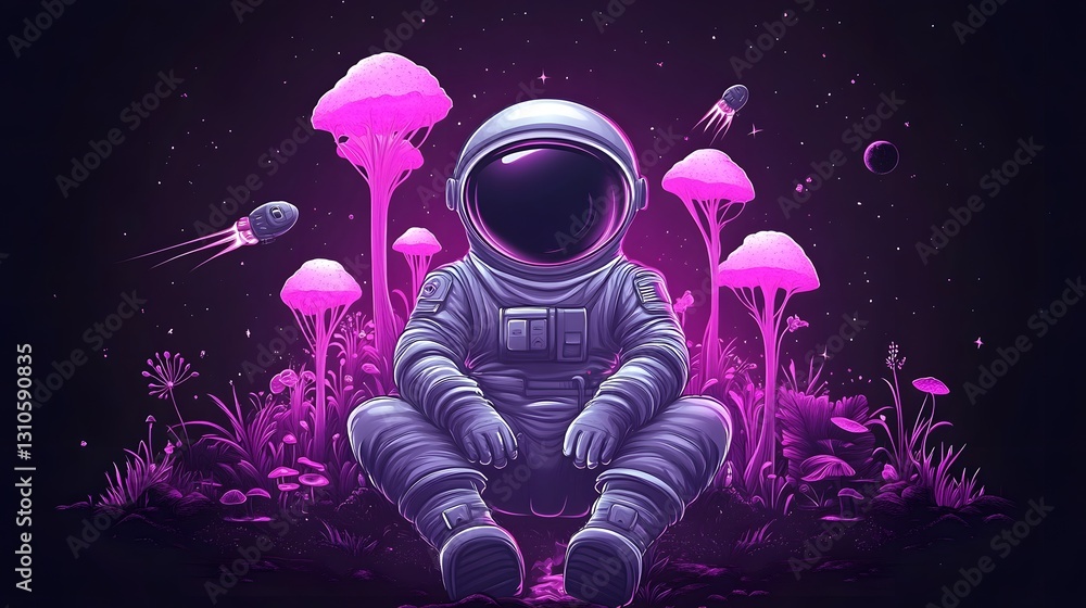 Astronaut and Mushroom Diagram Astronaut and Mushroom Diagram