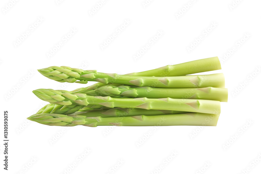Bunch of green asparagus with a white background, isolated Bunch of green asparagus with a white background, isolated