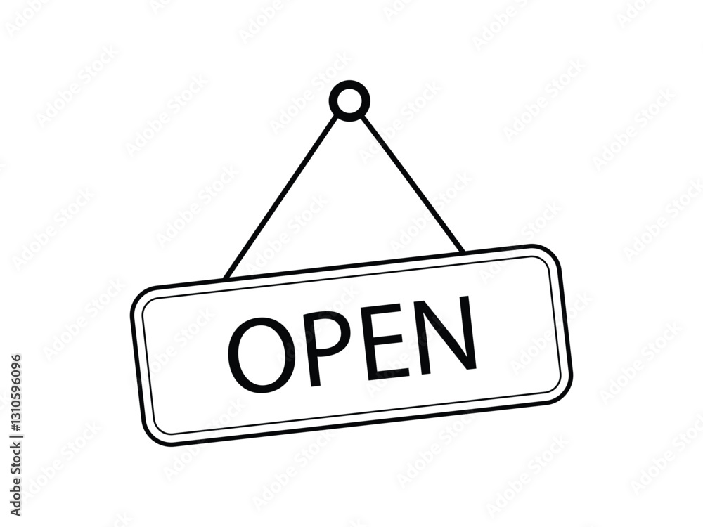 open icon illustration vector open icon illustration vector