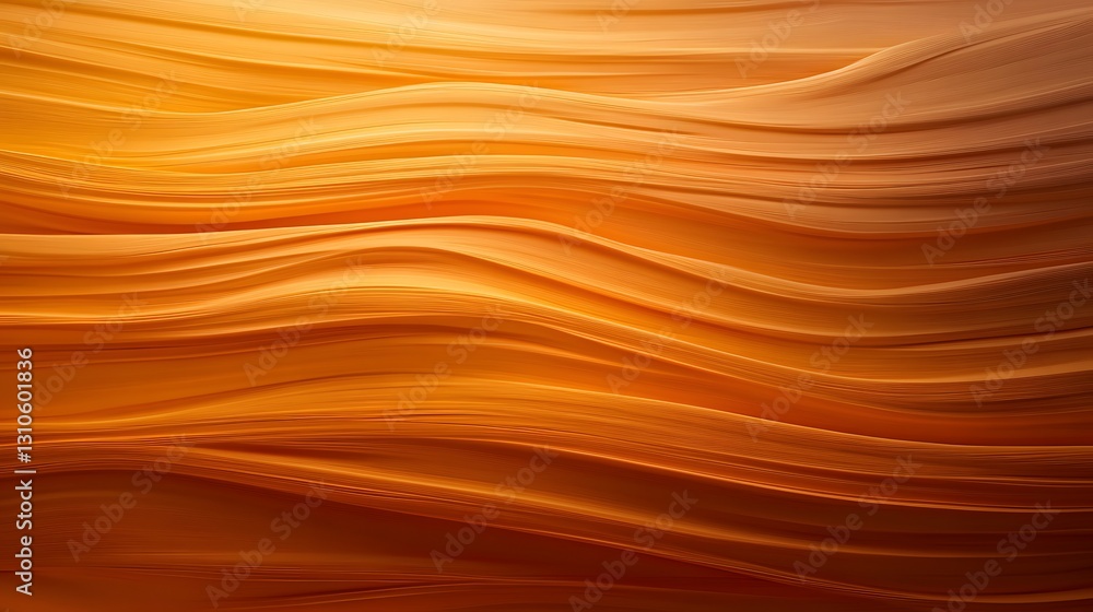 Orange flowing lines background Orange flowing lines background