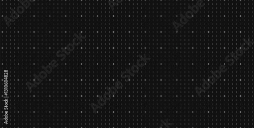 Interface HUD Grid black background