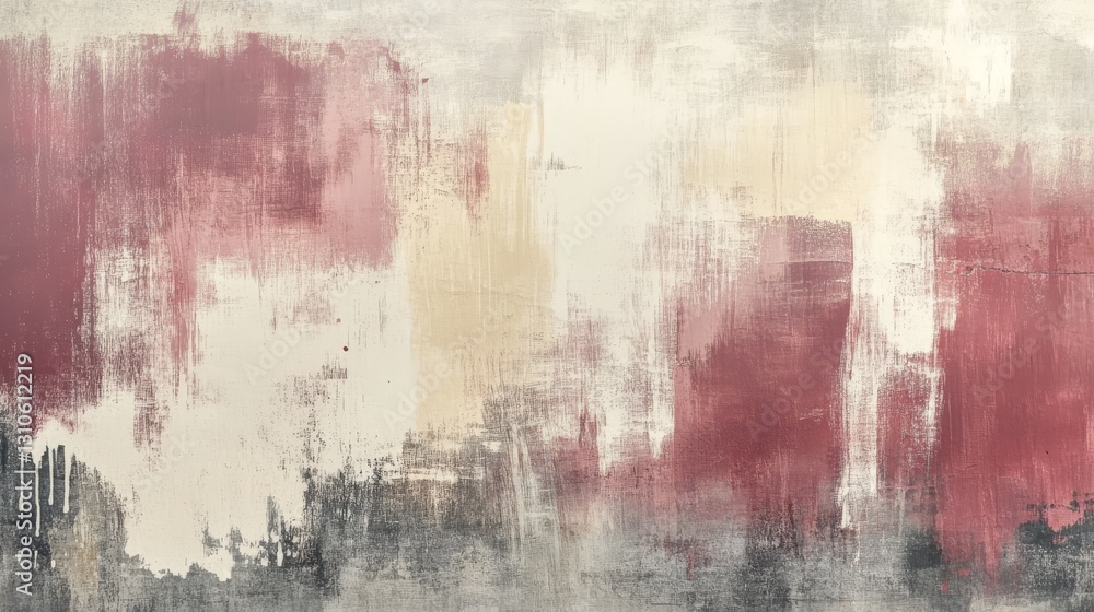 Abstract textured painting featuring broad brush strokes of multiple colors Abstract textured painting featuring broad brush strokes of multiple colors