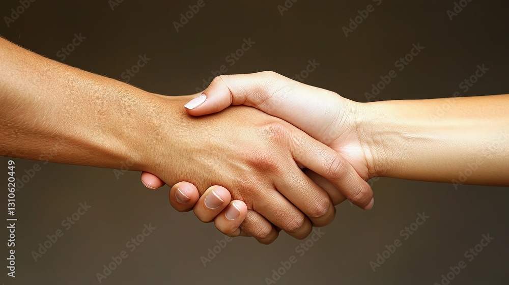 Business Leaders Shaking Hands After Successful Meeting in Office Business Leaders Shaking Hands After Successful Meeting in Office