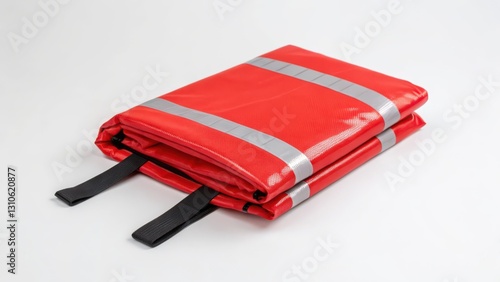 Wallpaper Mural Red Safety Blanket on White Background Torontodigital.ca