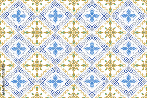 seamless pattern with abstract pattern