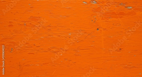 Vibrant orange textured surface glows warmly. AI Generated