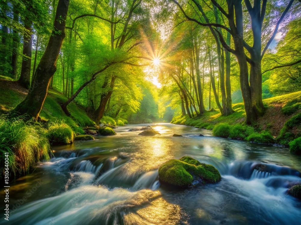 Majestic River Journey: Documentary Photography of a Serene River Landscape Majestic River Journey: Documentary Photography of a Serene River Landscape