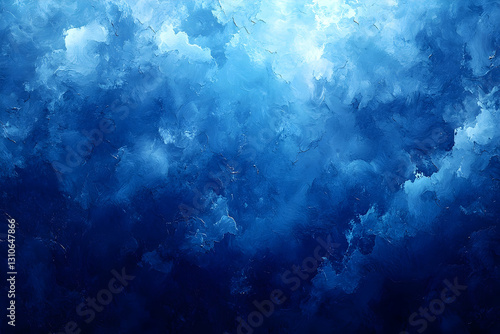 Wallpaper Mural Abstract Blue Cloud Formation Torontodigital.ca