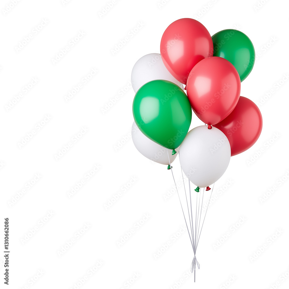 colorful balloons isolated on white colorful balloons isolated on white