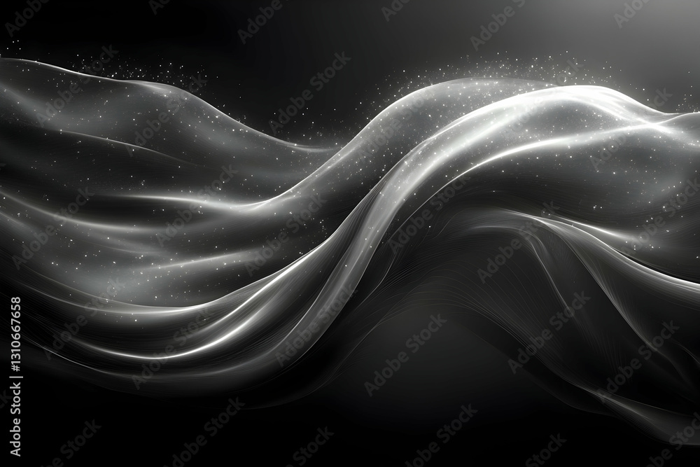 Obraz premium Abstract flowing fabric