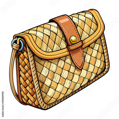 Create a realistic vector illustration of a Ratta, a small, brown rodent, showcasing its fur texture and whisker details.  Include a subtle background.