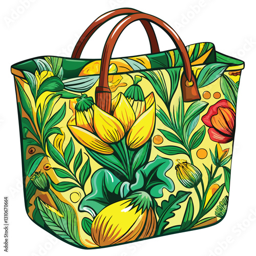 Design a realistic vector illustration of an oilcloth, showcasing its texture and subtle sheen.  Depict folds and creases for a lifelike appearance.