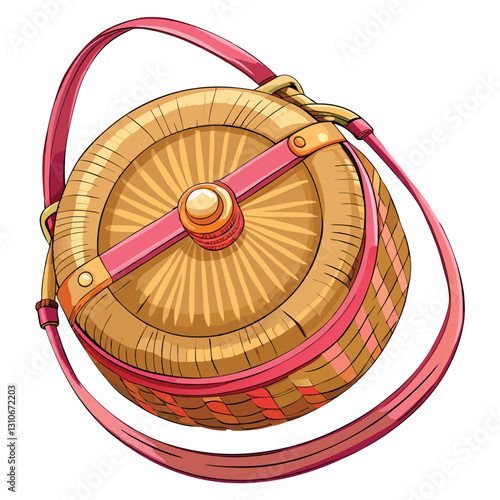 Create a realistic vector illustration of a perfectly round, smooth, polished, metallic sphere, reflecting light realistically.  Show subtle highlights and shadows.