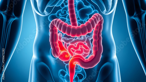 Crohn's disease affecting the small intestine, gastrointestinal health, gut health