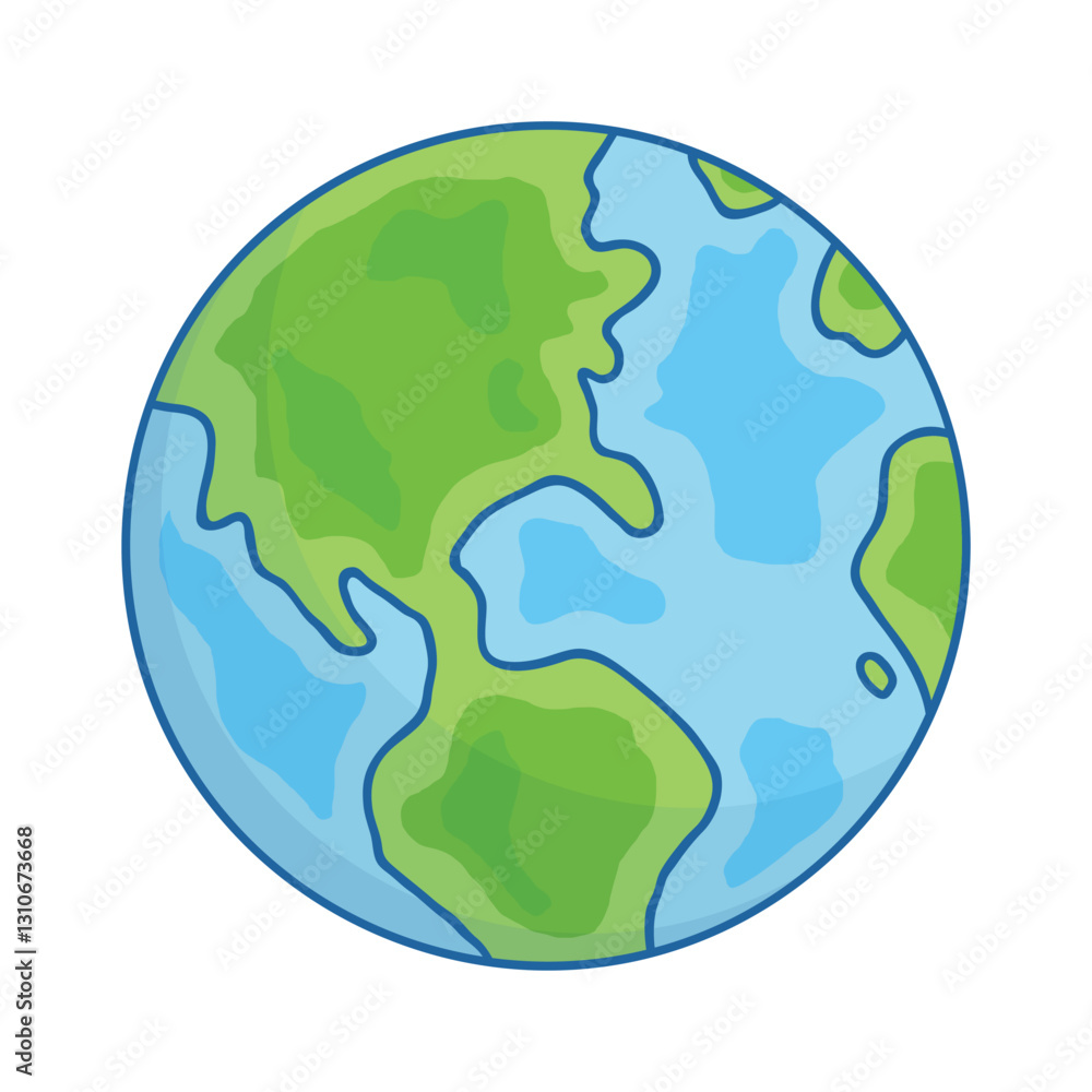 earth flat design illustration earth flat design illustration