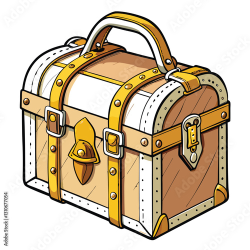Create a realistic vector illustration of a C++ struct, showcasing its members (int, float, char array) clearly labeled.  Use clean lines and a modern aesthetic.