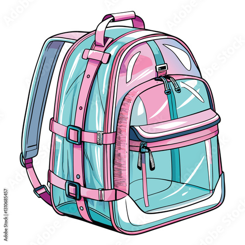 Create a realistic vector illustration of a transgender person, showcasing diverse features and expressions.  Focus on accurate representation and avoid stereotypes.