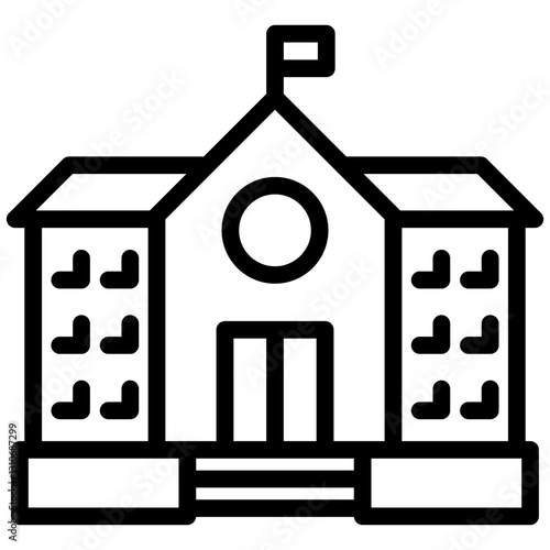 School Building Icon