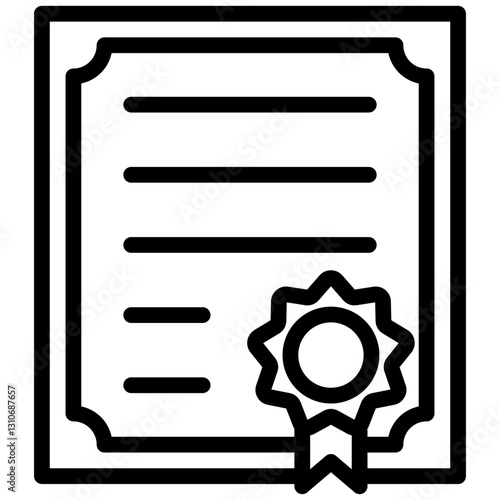 Certificate Icon