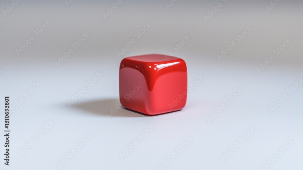 Glossy Red Cube Minimalist 3D Render Abstract Shape Geometric Design Isolated Backgrou Glossy Red Cube Minimalist 3D Render Abstract Shape Geometric Design Isolated Backgrou