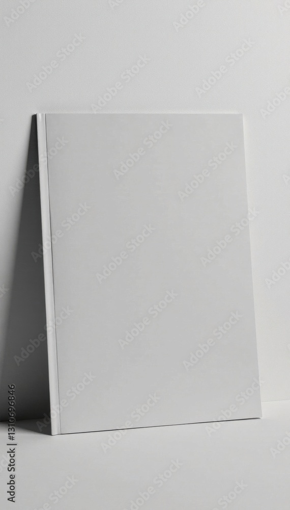 Grey magazine cover mockup with a bold headline and simple background design, magazine, mockup Grey magazine cover mockup with a bold headline and simple background design, magazine, mockup