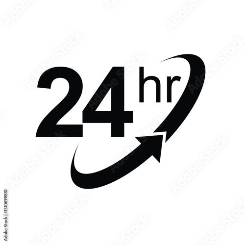 24 hours icon