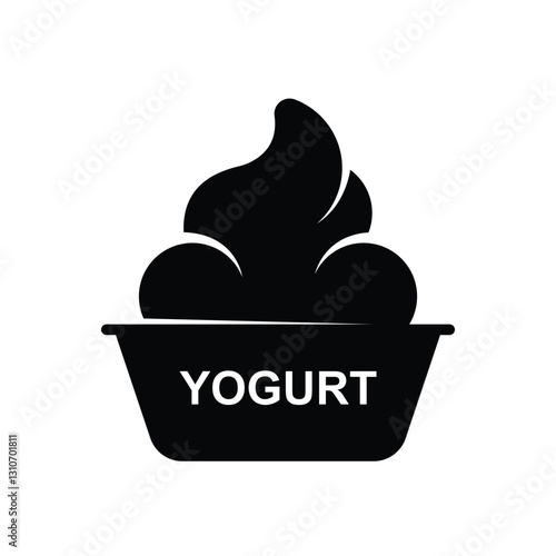  yogurt icon black