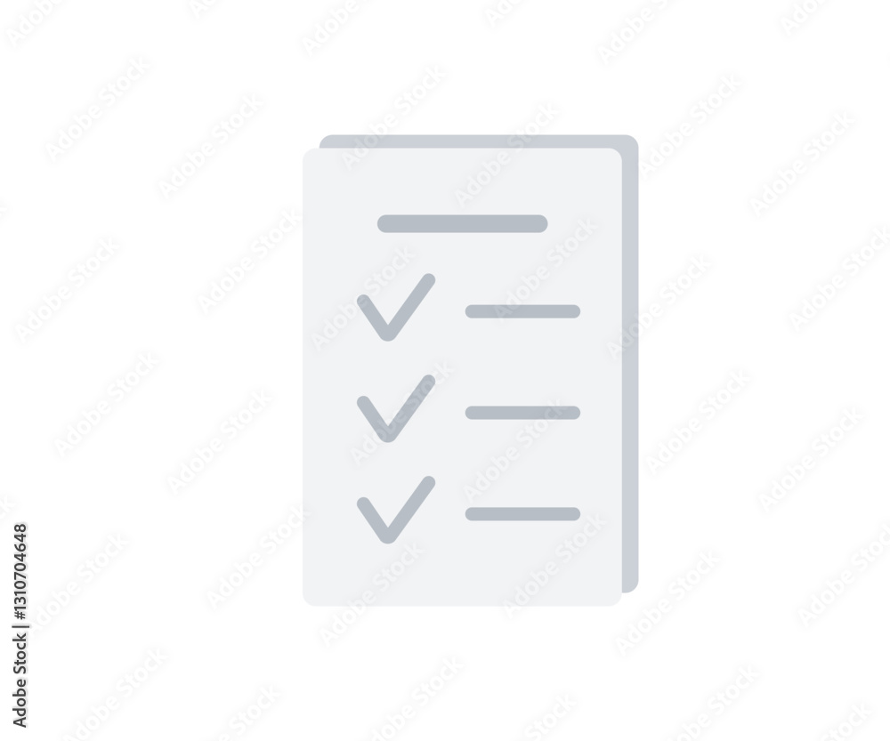 Checklist on document paper Checklist on document paper