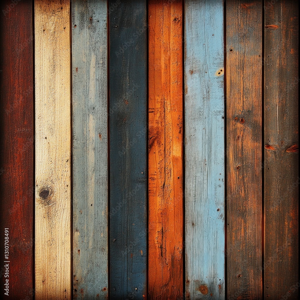 Colorful rustic wooden planks background texture. Colorful rustic wooden planks background texture.