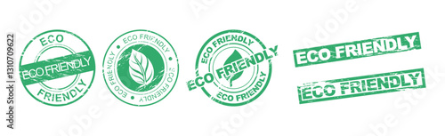 set ecofriendly green label