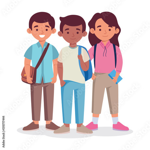 Diverse Students Ready for School